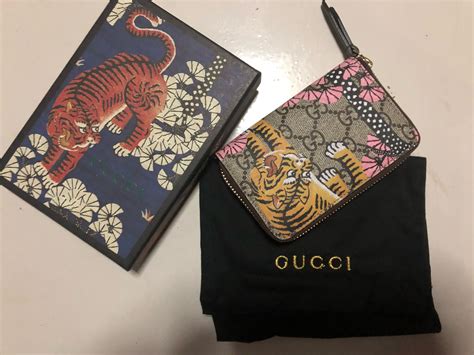 bengal tiger gucci wallet|Gucci tiger supreme wallet.